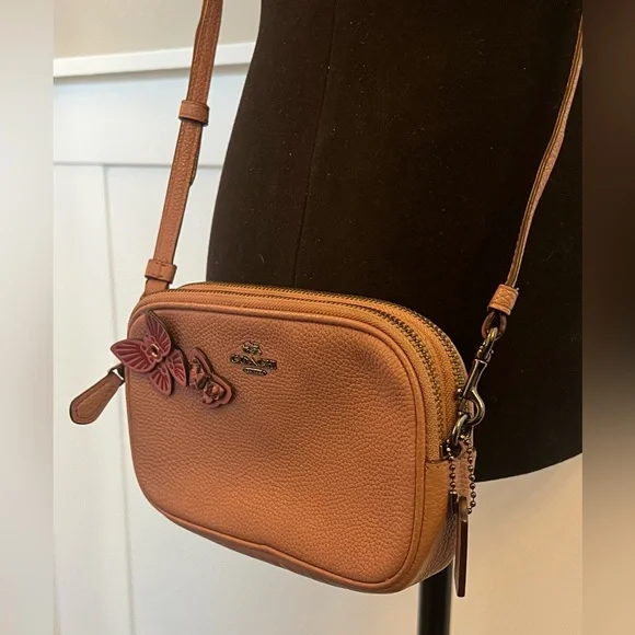 Coach Sadie Crossbody Clutch With Butterfly Appliqués - Picture 2 of 13